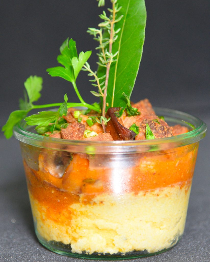 verrine salée saumon